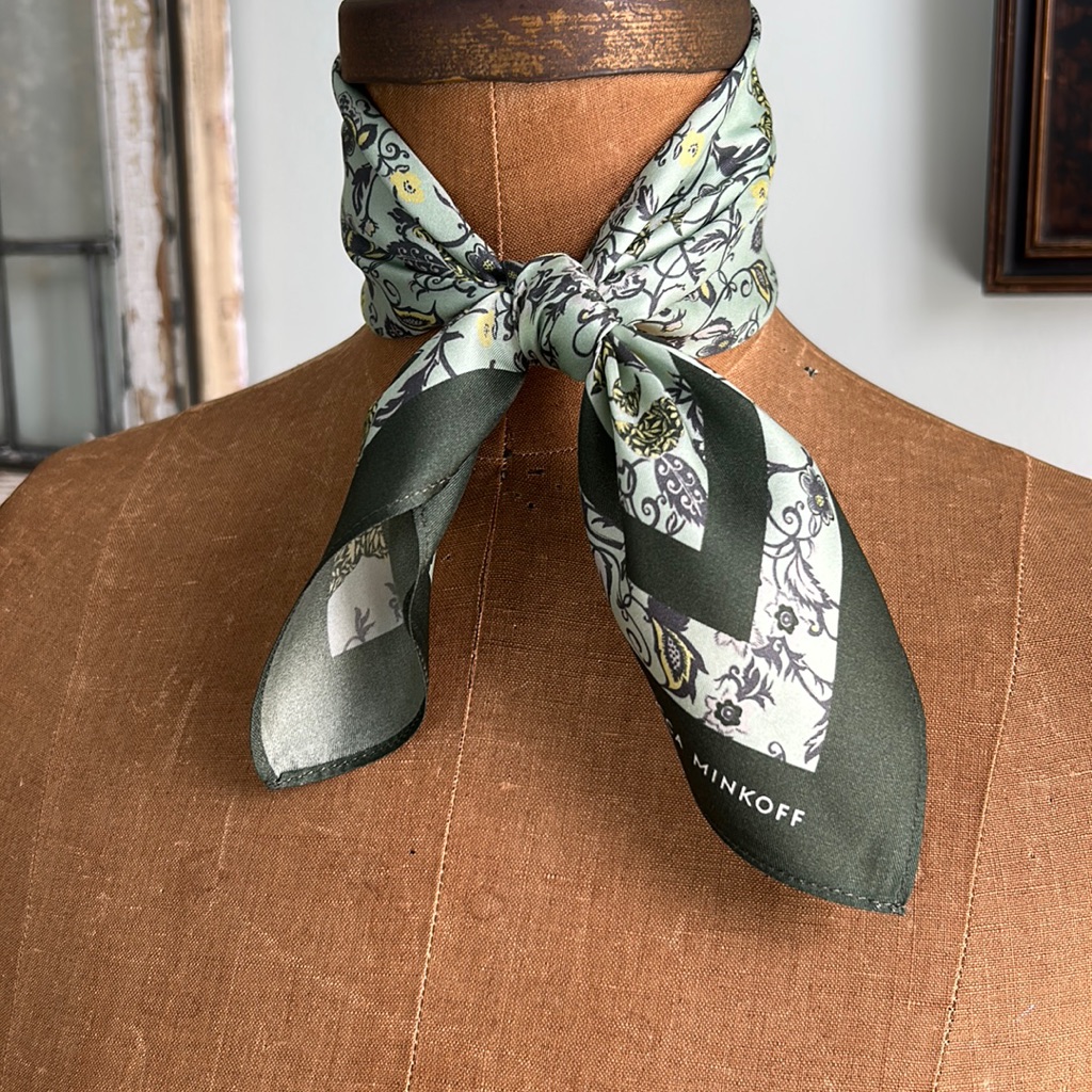 Green Silk Scarf